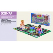 Детский игровой коврик с картинкой улицы Rally 528-7A (1498538), 3 машинки в комплекте