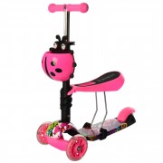 Детский самокат iTrike JR 3-054-P1 Maxi с корзинкой