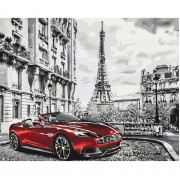 Картина по номерам Идейка Городской пейзаж Утро в париже 40х50см KHO3514