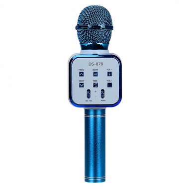 Микрофон DS-878 караоке (Blue)