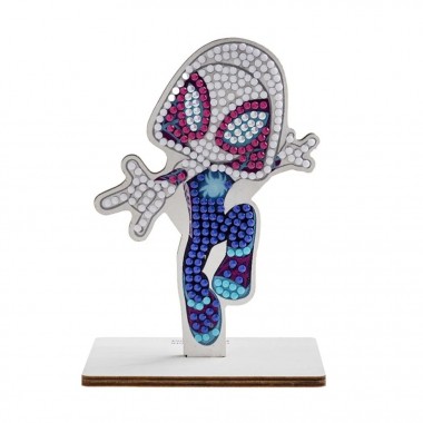 Набор для творчества со стразами Женщина Паук Crystal Art CAFGR-MCU016 на подставке Набор для творчества со стразами Женщина Паук Crystal Art CAFGR-MCU016 на подставке