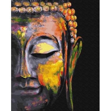 Картина по номерам Brushme Разноцветный Будда GX30220