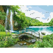 Картина по номерам Райская бухта Идейка KHO2860 40х50 см