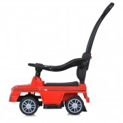 Дитяча каталка-толокар M 5046L-3 червоний, з батьківською ручкою