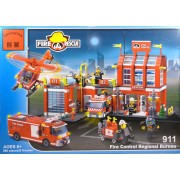 Конструктор Brick 911 пожарная охрана 980 деталей