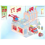 Конструктор Brick 911 пожарная охрана 980 деталей