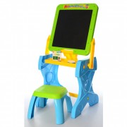 Дитячий мольберт /парта зі стільчиком YM884 (Blue) синій