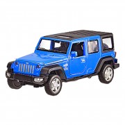 Дитяча машинка металева Jeep Wrangler Rubicon АВТОПРОМ 6616 масштаб 1:32 
Синій