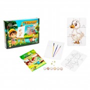 Деревʼяний пазл-розмальовка А5