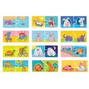 Дитячі пазли Протилежності DoDo 300151, 24 елемента