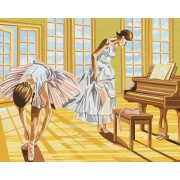 Картина по номерам Brushme Балерины на разминке GX8517