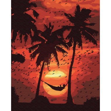 Картина по номерам Brushme Релакс на пляже GX30567