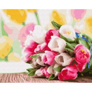 Картина по номерам Brushme Букет тюльпанов GX9193