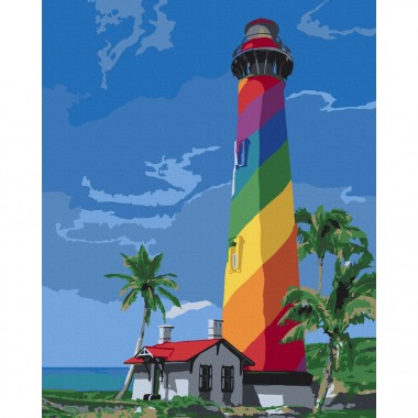 Картина за номерами "Маяк Сан Августин. Флорида" Art Craft 10588-AC 40х50 см