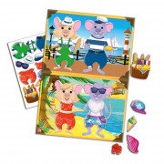 Игра с мягкими наклейками