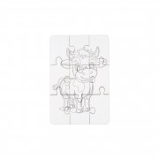 Деревʼяний пазл-розмальовка А5