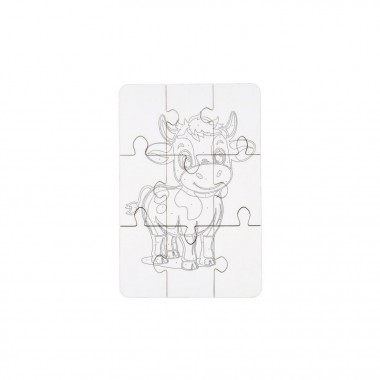 Деревʼяний пазл-розмальовка А5 