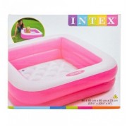 Дитячий басейн Intex  85х85х23 см Рожевий