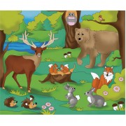 Роспись по холсту Идейка Лесная гармония 25*30 7144/2