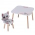 Деревянный детский столик M 502-2 со стульчиком