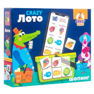 Игра настольная Crazy Лото Vladi Toys Рус VT8055-03