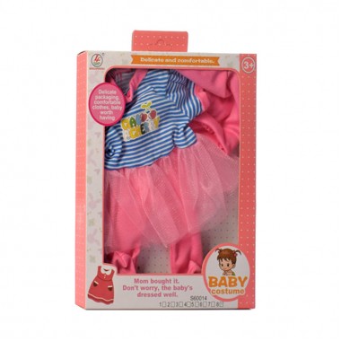 Кукольный наряд S60014-8 с аксессуарами (Розовый)