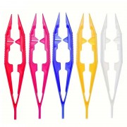 Пинцет пластиковый для бусин PIN-10.3 цвет в ассортименте, 10,3 см