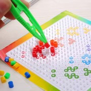 Пинцет пластиковый для бусин PIN-10.3 цвет в ассортименте, 10,3 см