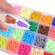 Пинцет пластиковый для бусин PIN-10.3 цвет в ассортименте, 10,3 см