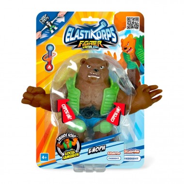 Стретч-іграшка Боєць-хамелеон Бйорн Elastikorps ELAKAM-HERO1-BL серії 