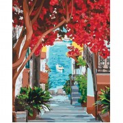 Картина по номерам Идейка Городской пейзаж В ожидании лета 40*50 см KHO2199