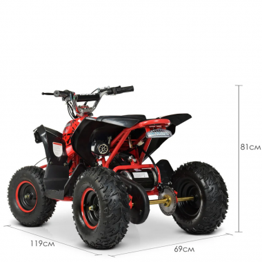 Детский электромобиль Квадроцикл Bambi HB-EATV1000Q-3ST(MP3) V2 до 65 кг