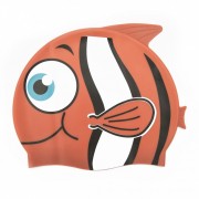 Шапочка для плавания 26025 в форме рыбки (Оранжевый)
