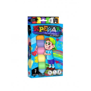 Мел для рисования на асфальте Danko Toys 7 шт. MEL-01-05