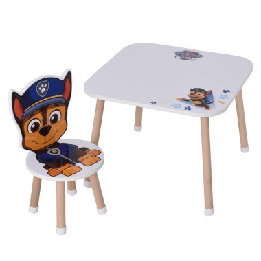 Деревянный детский столик M 502-3 со стульчиком