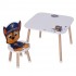 Деревянный детский столик M 502-3 со стульчиком