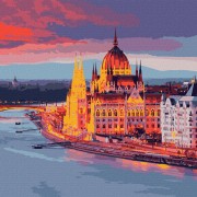 Картина по номерам. Любимый Будапешт Идейка KHO3602 50х50 см