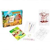 Деревʼяний пазл-розмальовка А5