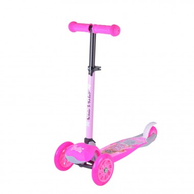 Детский самокат Barbie Bambi LS2211 с рюкзачком 17х20 см