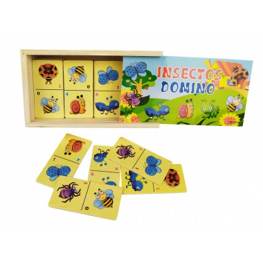 Деревянная игрушка Домино Насекомые MD 2198-5
