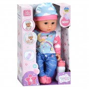 Детская кукла-пупс M 6184 I UA 30 см, бутылочка, музыка, 4 песни