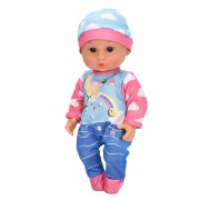Детская кукла-пупс M 6184 I UA 30 см, бутылочка, музыка, 4 песни