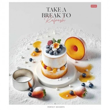 Тетрадь общая Juicy world 048-3281L-5 в линию, 48 листов