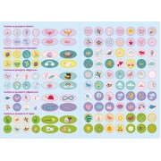 Дитячі наклейки з книгою