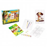 Деревʼяний пазл-розмальовка А5