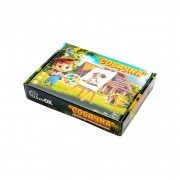 Деревʼяний пазл-розмальовка А5