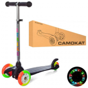 Самокат дитячий iTrike BB 3-013-4-AB MINI колеса, що світяться