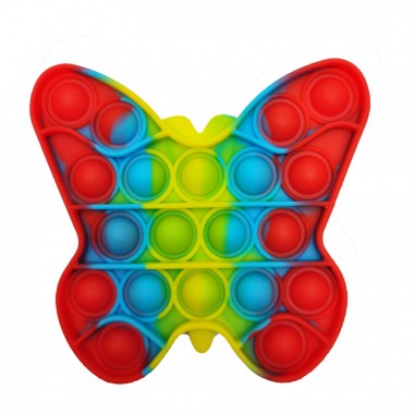 Игрушка-антистресс POP-IT PPT-B(Multicolor) Бабочка Разноцветный