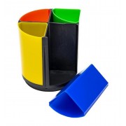 Стакан для ручек COLOR-IT 468 пластиковый 10х10х11 см