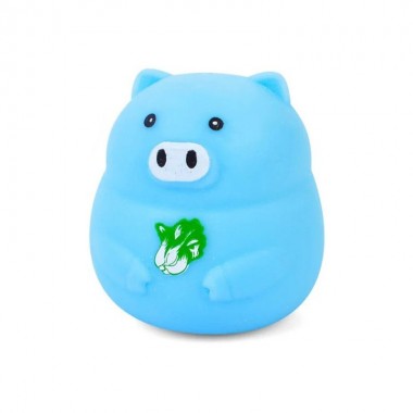 Детская игрушка-антистресс Свинка MS 3950(Blue) с мукой, 8 см Детская игрушка-антистресс Свинка MS 3950(Blue) с мукой, 8 см